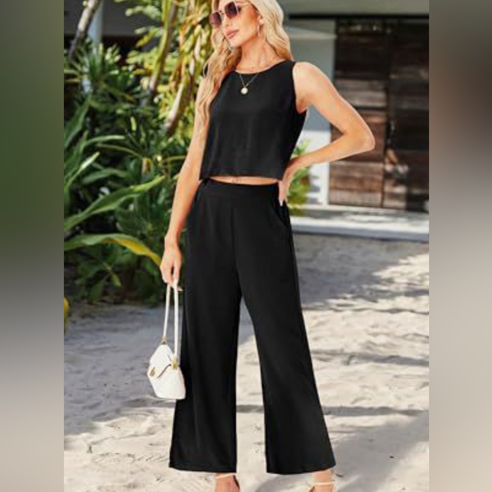 Sophisticated Black Palazzo Jumpsuit NWT